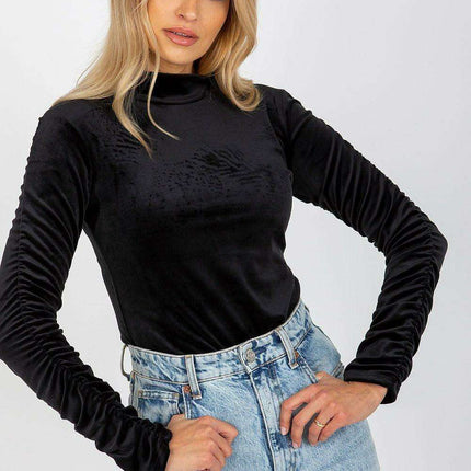 Chic Paris Velour Blouse for Elegant European Style - Très Elite