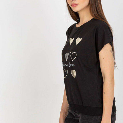 Chic Parisian Inspired Cotton Short Sleeve Top Elegant - Très Elite