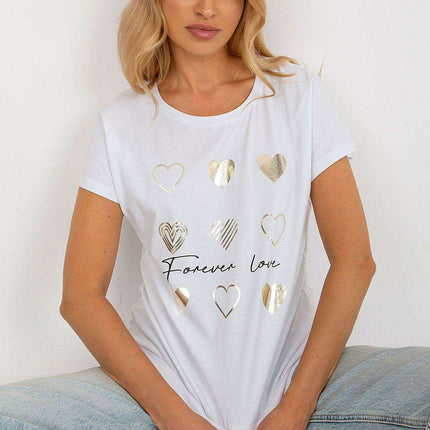 Chic Parisian Inspired Cotton Short Sleeve Top Elegant - Très Elite