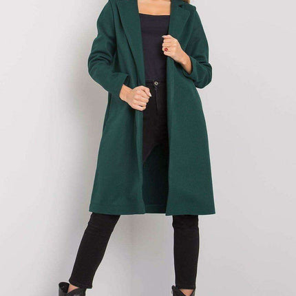 Chic Parisian Long Coat With Eye Catching Shoulder Details - Très Elite