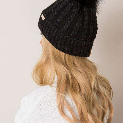 Chic Parisian Plaid Pom Pom Winter Beanie For Women - Très Elite