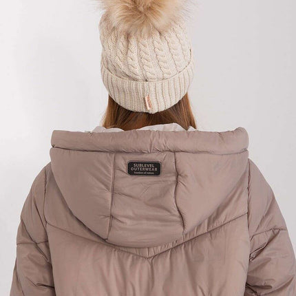 Chic Parisian Plaid Pom Pom Winter Beanie For Women - Très Elite