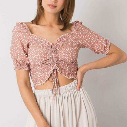 Chic Parisian V Neck Cotton Blouse Elegant Everyday Top - Très Elite