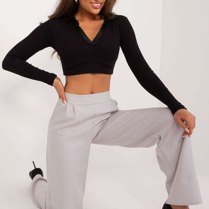 Chic Parisian Womens Trousers Elegant Office Wear For Work - Très Elite