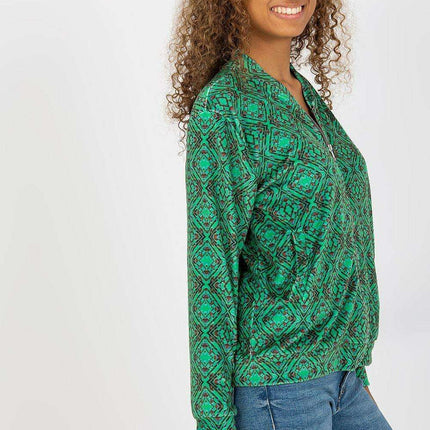 Chic Parisian Zip Up Sweatshirt With Functional Pockets - Très Elite