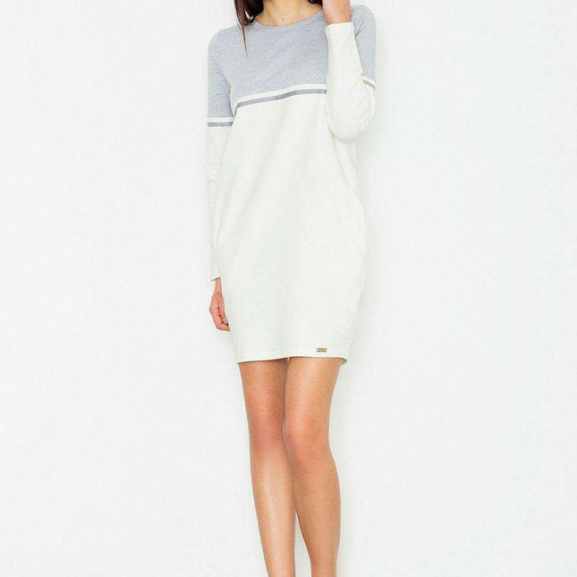 Chic Patterned Cotton Daydress with Functional Side Pockets