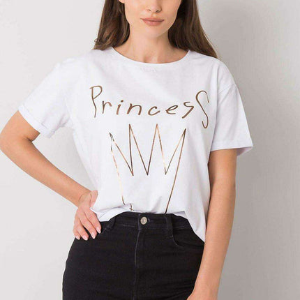 Chic Patterned Cotton Mix Women's Tee - Très Elite