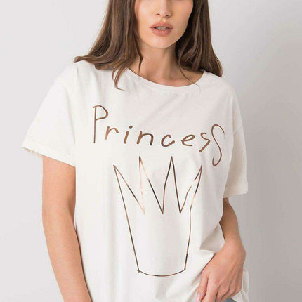 Chic Patterned Cotton Mix Women's Tee - Très Elite