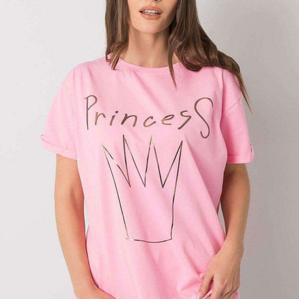 Chic Patterned Cotton Mix Women's Tee - Très Elite