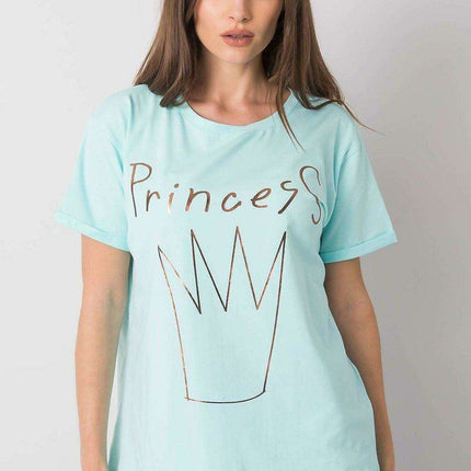 Chic Patterned Cotton Mix Women's Tee - Très Elite