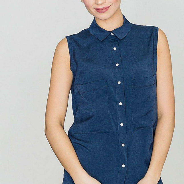 Chic Pearl-Adorned Sleeveless Top - Très Elite