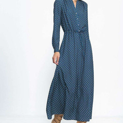 Chic Peas Print Maxi Dress For Women Elegant Fashion - Très Elite