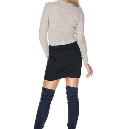 Chic Peekaboo Knit Sweater - Très Elite