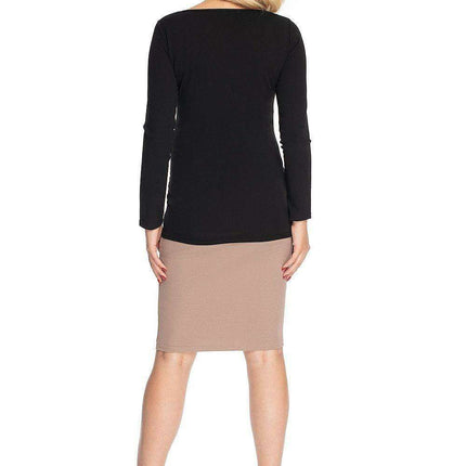 Chic Peekaboo Maternity Top for Trendsetting Moms-to-Be - Très Elite