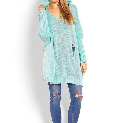 Chic Peekaboo Oversized Knit Sweater - Très Elite