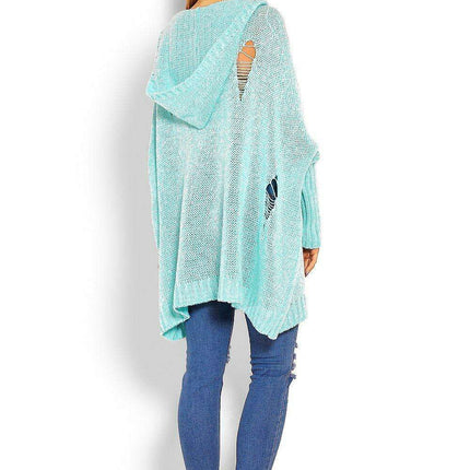 Chic Peekaboo Oversized Knit Sweater - Très Elite