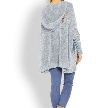 Chic Peekaboo Oversized Knit Sweater - Très Elite