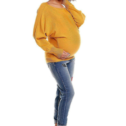 Chic Peekaboo Shoulder Maternity Kimono Sweater - Très Elite