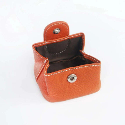 Chic Personalized Cowhide Leather Coin Wallet with Practical Storage Features - Très Elite