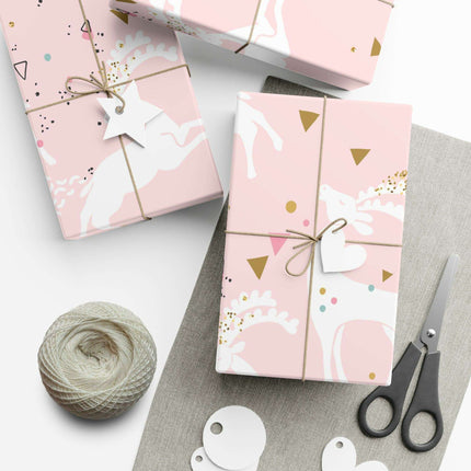 Chic Pink Artisan Gift Wrap Set - Handcrafted in the USA