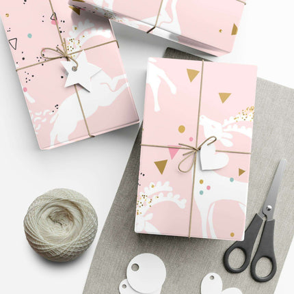 Chic Pink Artisan Gift Wrap Set - Handcrafted in the USA