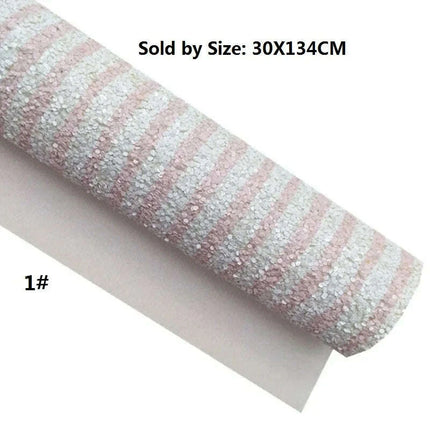 Chic Pink Leather Craft Sheets - Elegant Honeycomb and Heart Designs for Inspiring DIY Creations..