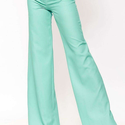 Chic Pink Palazzo Trousers With Modern Twist For Office
