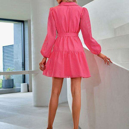 Chic Plaid Single Breasted Dress: The Perfect Blend of Style and Versatility for Modern Women - Très Elite