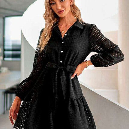 Chic Plaid Single Breasted Dress: The Perfect Blend of Style and Versatility for Modern Women - Très Elite