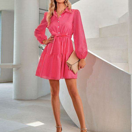 Chic Plaid Single Breasted Dress: The Perfect Blend of Style and Versatility for Modern Women - Très Elite