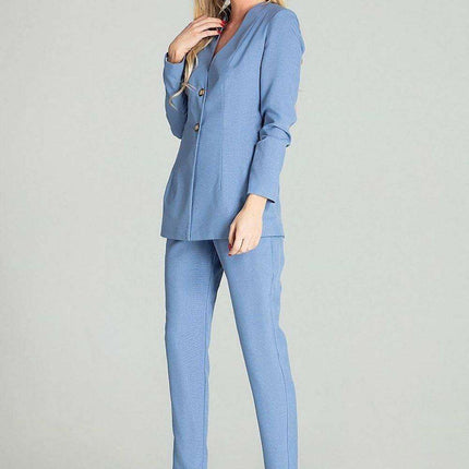 Chic Plaid Spring Jacket with Innovative Cheese Neckline - Très Elite