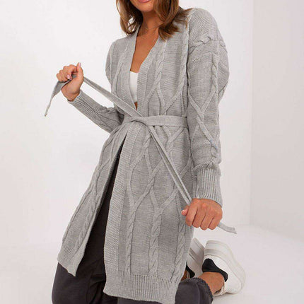 Chic Plaid Tie-Detail Wrap Cardigan for Ultimate Comfort - Très Elite