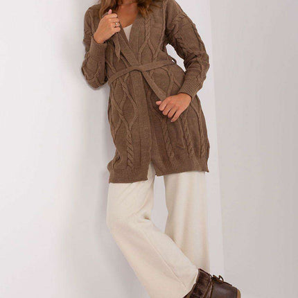 Chic Plaid Tie-Detail Wrap Cardigan for Ultimate Comfort - Très Elite