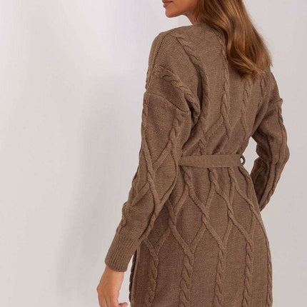 Chic Plaid Tie-Detail Wrap Cardigan for Ultimate Comfort - Très Elite