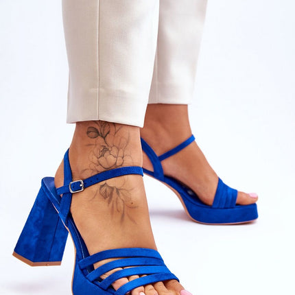 Chic Platform Heel Sandals - Model 179123 - Très Elite