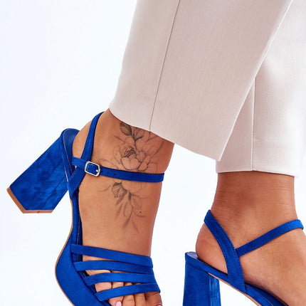 Chic Platform Heel Sandals - Model 179123 - Très Elite