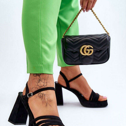 Chic Platform Heel Sandals - Model 179123 - Très Elite