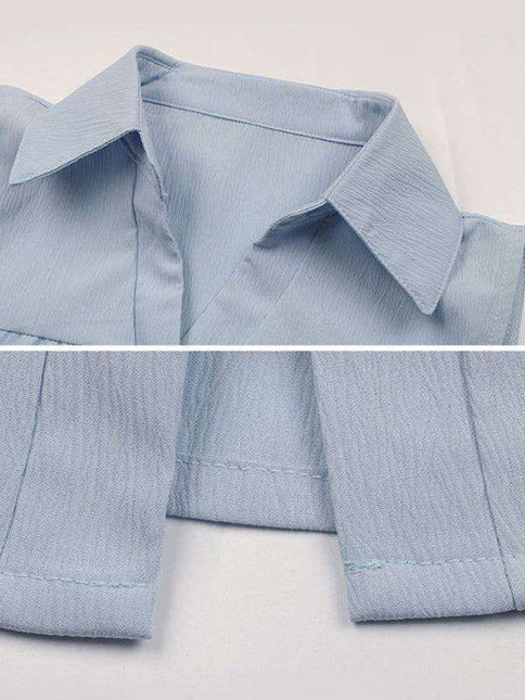 Chic Pleated Blue Tank Dress - Effortless Elegance Awaits