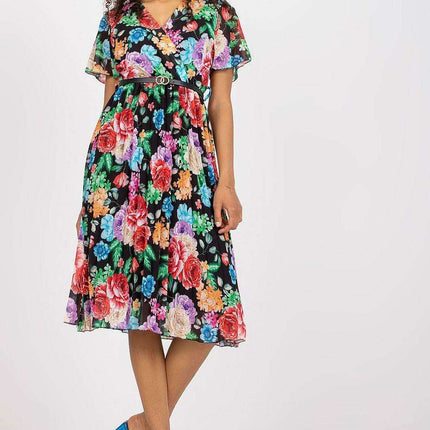 Chic Pleated Midi Dress For Effortless Elegance Everyday - Très Elite