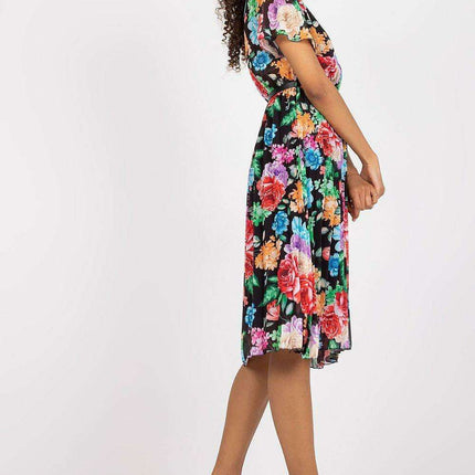 Chic Pleated Midi Dress For Effortless Elegance Everyday - Très Elite