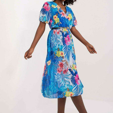 Chic Pleated Midi Dress For Effortless Elegance Everyday - Très Elite