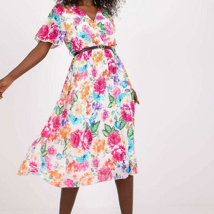 Chic Pleated Midi Dress For Effortless Elegance Everyday - Très Elite