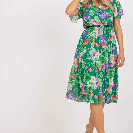 Chic Pleated Midi Dress For Effortless Elegance Everyday - Très Elite