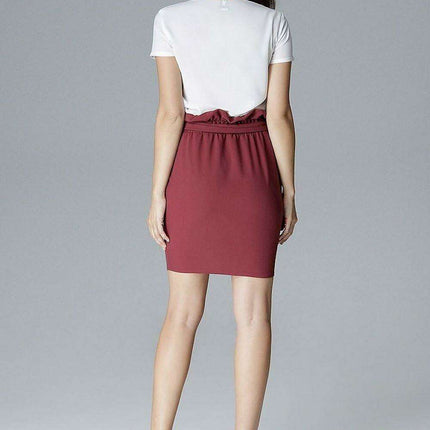 Chic Pleated Skirt with Stylish Tie Belt - Très Elite