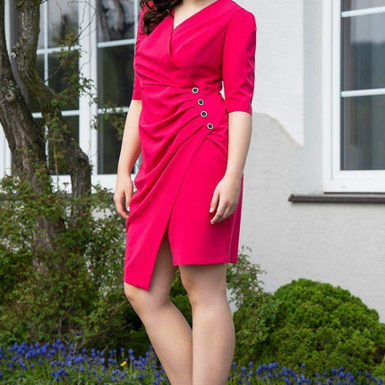 Chic Plus Size Alena Envelope Dress - Très Elite
