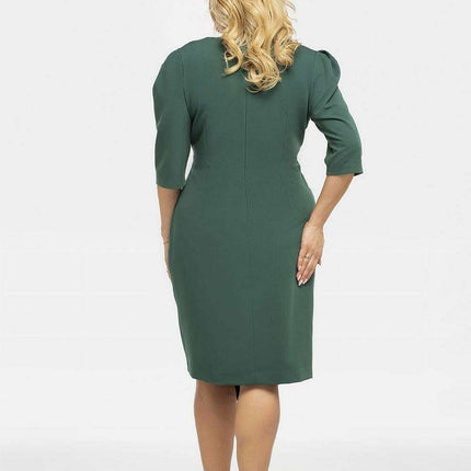 Chic Plus Size Alena Envelope Dress - Très Elite