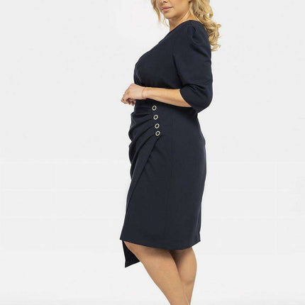 Chic Plus Size Alena Envelope Dress - Très Elite