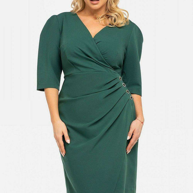 Chic Plus Size Alena Envelope Dress