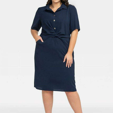 Chic Plus Size Kyoto Office Dress by Karko - Très Elite