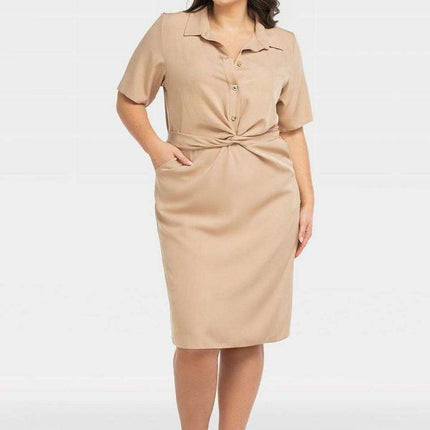 Chic Plus Size Kyoto Office Dress by Karko - Très Elite